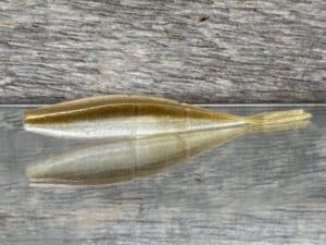 Black Label Custom Soft Plastics - Hi Roller 3.8" - Wakasagi 6ct