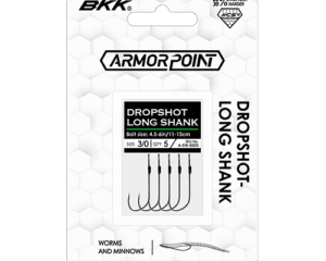BKK Armor Point Drop Shot Long Shank Hooks