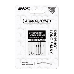 BKK Armor Point Drop Shot Long Shank Hooks