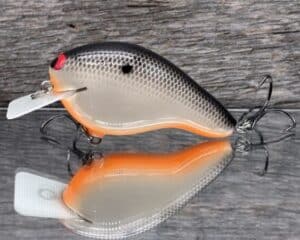 Black Label Balsa - CBS 2 - Custom Balsa Squarebill Crankbait - Bone Khaki color