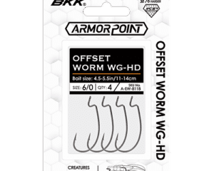 BKK Armor Point Offset Worm WG HD Hooks