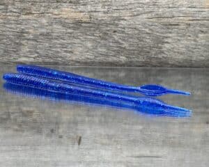 Black Label Custom Soft Plastics - Hollow Point Finesse 5.7" - Sapphire Blue 16ct