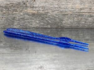 Black Label Custom Soft Plastics - Hollow Point 7" - Sapphire Blue 16ct