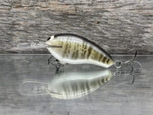 Black Label Balsa - Prowler MR - Custom Balsa Crankbait - Pearl Crappie Color