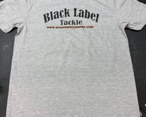 Black Label Tackle - Gildan Softstyle Preshrunk Cotton Tee - Sport Grey Color