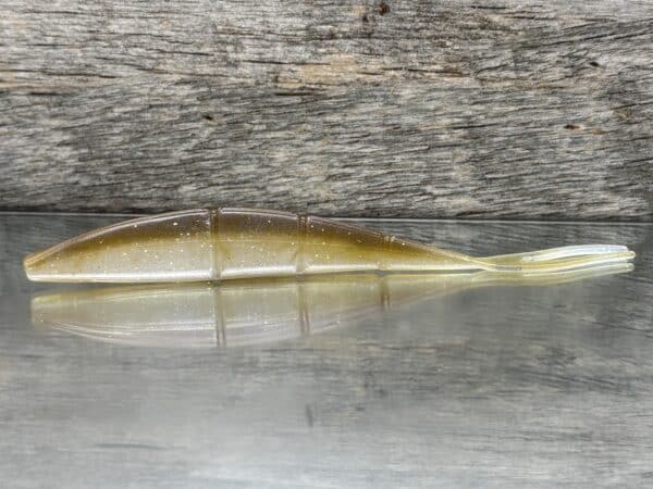 Black Label Custom Soft Plastics - Hi Roller 6.3" - Wakasagi Magic 4ct
