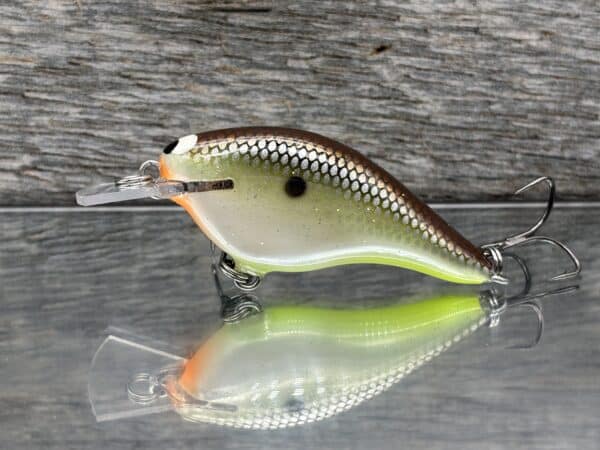 Black Label Balsa – Shiver 7 Shallow – Custom Balsa Crankbait – Slick Color