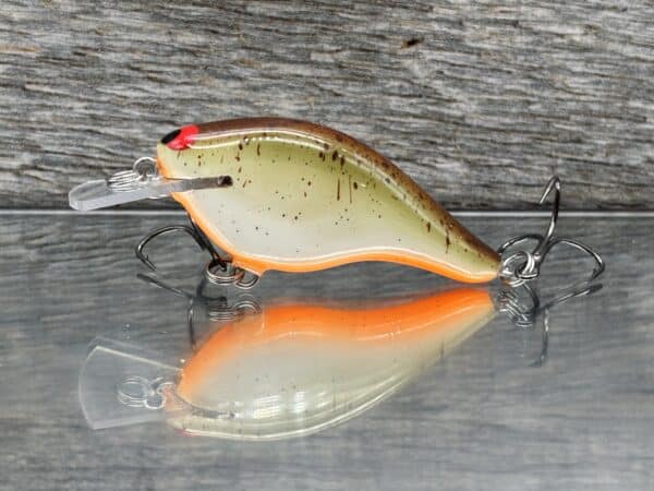 Black Label Balsa – Shiver 5 Shallow – Custom Balsa Crankbait – Root Beer color