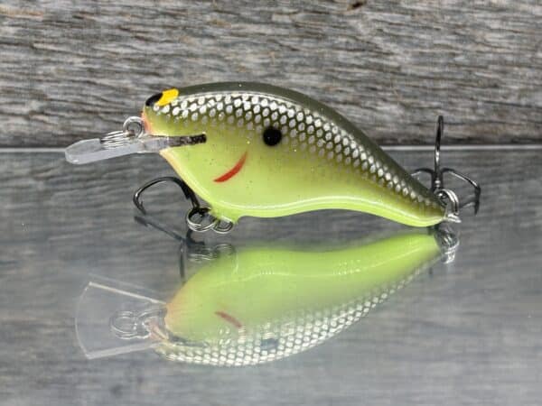 Black Label Balsa – Shiver 5 Shallow – Custom Balsa Crankbait – Moon Shine color