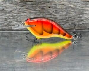 Black Label Balsa - Shiver 7 Shallow - Custom Balsa Crankbait - 3 Alarm Craw color