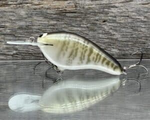 Black Label Balsa - Fat Flat - Custom Balsa Crankbait - Pearl Crappie color