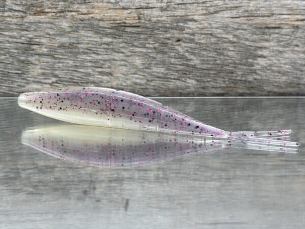 Black Label Custom Soft Plastics – Hi Roller 5″ – Pro Lavender Shad 5ct