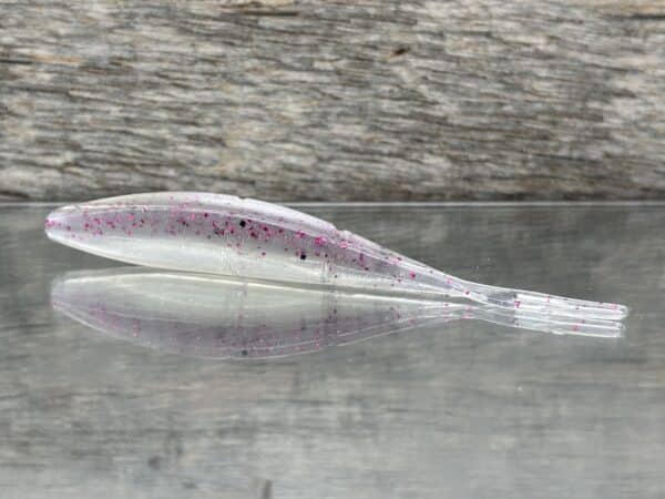 Black Label Custom Soft Plastics – Hi Roller 3.8″ – Pro Lavender shad 6ct