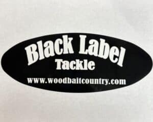 10" Black Label Tackle Boat / Truck Sticker
