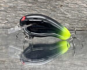 Black Label Balsa - Prowler - Custom Balsa Squarebill Crankbait - Firefly