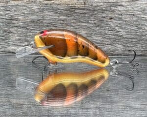 Black Label Balsa - Prowler - Custom Balsa Squarebill Crankbait - Fall Craw Color