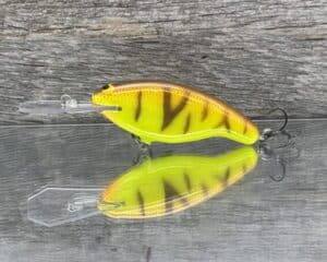 Black Label Balsa - Tapout - Custom Balsa Crankbait -Spring Tiger color