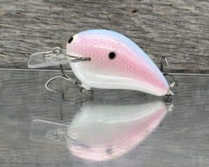 Black Label Balsa - Wreck Jr. - Custom Balsa Squarebill Crankbait - Texas Shad color