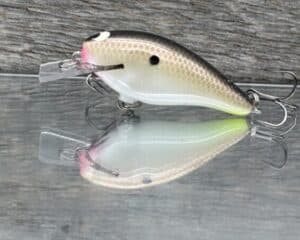 Black Label Balsa - BL 1.0 - Balsa Squarebill - Triple Threat Shad color