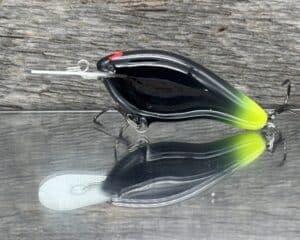 Black Label Balsa - Fat Flat - Custom Balsa Crankbait - Firefly