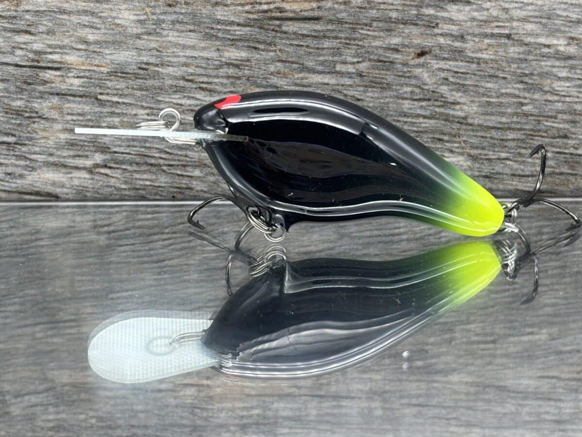 Black Label Balsa - Fat Flat - Custom Balsa Crankbait - Firefly