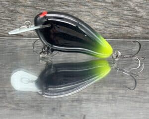 Black Label Balsa - Peanut - Balsa Crankbait - Firefly