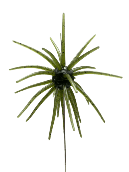 Black Label Soft Plastics - UFO 21mm - Watermelon color - Image 2