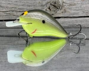 Black Label Balsa - CBS 1 - Balsa Squarebill Crankbait - Moon Shine color